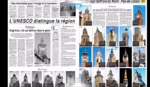 Arras: les 10 ans de l'inscription du beffroi au patrimoine mondial de l'UNESCO