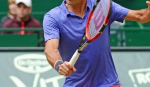 ATP Halle - Federer plus calme que Karlovic