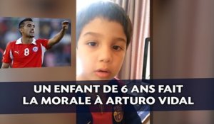 Un enfant de 6 ans fait la morale à Arturo Vidal