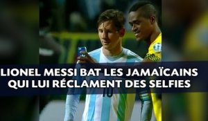 Lionel Messi bat les Jamaïcains qui lui réclament des selfies