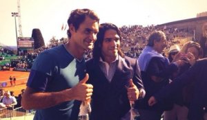 Falcao / Federer : la rencontre !