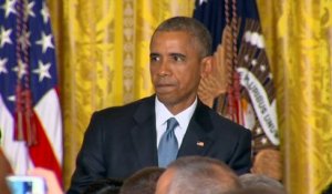 Un discours d'Obama interrompu par une activiste LGBT