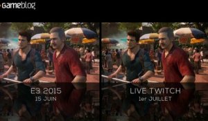 Uncharted 4 : comparatif démo E3 2015 vs démo Twitch