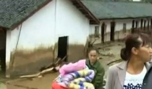 Le nord-ouest de la Chine frappé par des inondations et des glissements de terrain