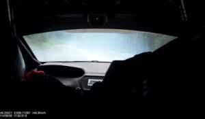 Un pilote de rallye se fait une très grosse frayeur à 150 km/h