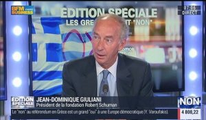 Edition Spéciale Grèce: La jeunesse a massivement voté "non" au référendum : Jean-Dominique Giuliani - 06/07