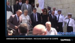 Obsèques de Charles Pasqua - L'hommage ému de Nicolas Sarkozy : "Il a beaucoup compté dans ma vie"
