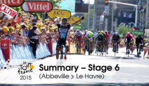 Summary - Stage 6 (Abbeville > Le Havre) - Tour de France 2015