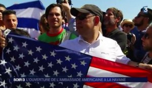 Cuba : le drapeau américain flotte à nouveau sur le front de mer