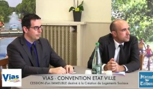 VIAS – 2015 - CONVENTION DE CESSION entre l’ETAT et la Ville en vue de la création de Logements sociaux