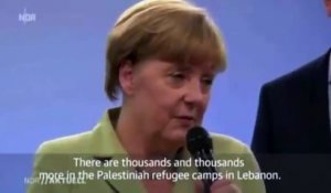 Malaise : quand Angela Merkel fait pleurer une jeune Palestinienne