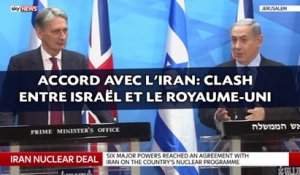 Accord avec l'Iran: Clash entre Israël et le Royaume-Uni face aux médias