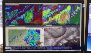 Météo : 40 départements placés en vigilance aux orages