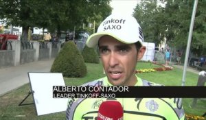 Cyclisme - Tour de France - 16e étape : Contador «On a essayé d'animer la course»