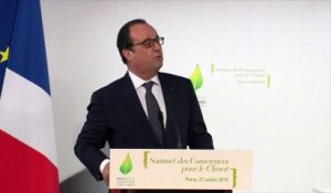 François Hollande réclame un accord ambitieux pour le climat en décémbre 2015