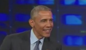 Quand Obama demande à Jon stewart de pas quitter le «Daily Show»