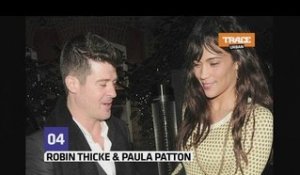 Robin Thicke et sa femme passe une soirée bien arrosée à Londres