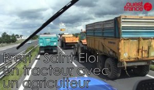 Manifestation d'agriculteurs Brest