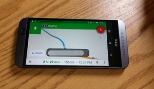 Google Maps s'enerve quand on lui demande si on est bientot arrivé!