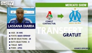 La fiche de Lassana Diarra à l'OM
