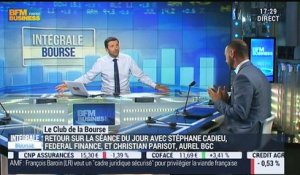 Le Club de la Bourse: Stéphane Cadieu, Christian Parisot et Alexandre Baradez - 24/07