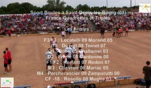 Mène 8, finale France Quadrettes 2015, Sport Boules, Saint-Denis-lès-Bourg 2015