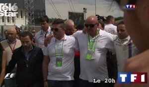 Le 20h TF1 - Hommage à Jules Bianchi au Grand Prix de Hongrie - Dimanche 26 juillet 2015