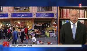 Visite en Iran : "On ne perd jamais quand on se fait respecter", assure Fabius