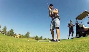 Ce golfeur éclate sa GoPro en un coup... Pas de chance