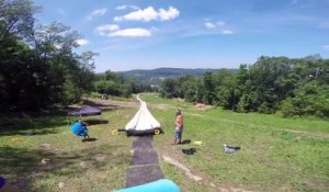 Le plus long toboggan à eau - Water slide de 600m de long à Action Park
