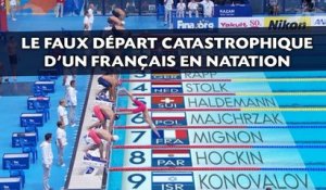 Le faux départ catastrophique d'un Français en natation