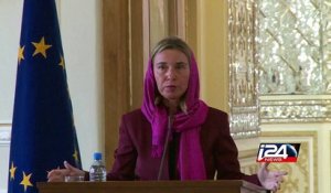 EU foreign policy chief Mogherini in Iran