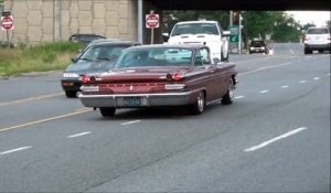 Un dérapage de Mustang pas contrôlé