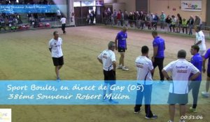 Mène 7, Finale du 38ème Souvenir Robert Millon, Sport Boules, Gap 2015