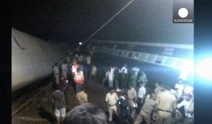 Double accident de trains en Inde à cause des inondations