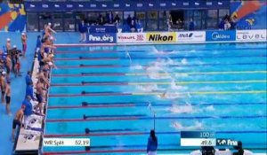 Mondiaux de natation : revivez la course des Français, médaillés de bronze au relais 4x100 m 4 nages