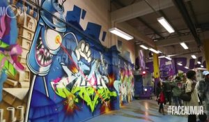 FACE AU MUR : Willaxxx @ la fermeture de l'expo street art