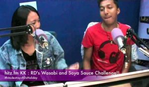 hitz.fm KK : RD's Wasabi and Soya Sauce Challenge