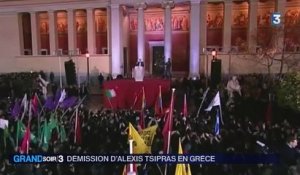 Grèce : Alexis Tsipras a démissionné