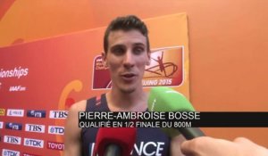 Athlé - ChM - 800m : Bosse était déjà «concentré sur la demi-finale»