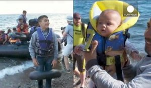 Migrants : l'île grecque de Lesbos est débordée
