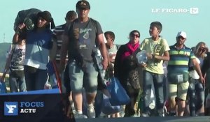 Des milliers de migrants traversent la Macédoine pour rejoindre la Serbie