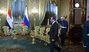 Al-Sissi reçu au Kremlin, signe que l'Egypte diversifie ses alliances
