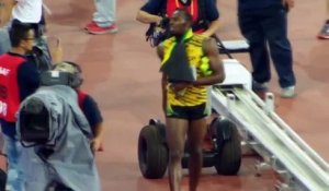 Usain Bolt fauché par un Segway à Pékin