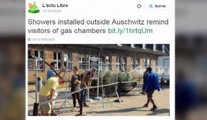 Auschwitz : les brumisateurs qui font polémique