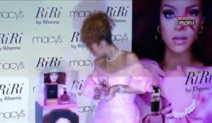 Rihanna attaquée par des activistes anti-fourrure pendant la présentation de son parfum ! (Vidéo)