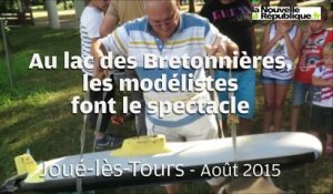 VIDEO. Joué-lès-Tours : bateaux et sous-marins électriques au lac des Bretonnières