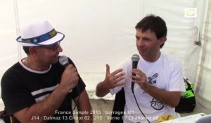 Interview Didier Cormoreche, France Simple, Sport Boules, Chalamont 2015