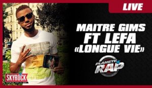 Maitre Gims Ft Lefa "Longue vie" en live dans Planète Rap !
