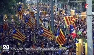 Catalogne : plus de 1,5 million d'indépendantistes dans les rues de Barcelone